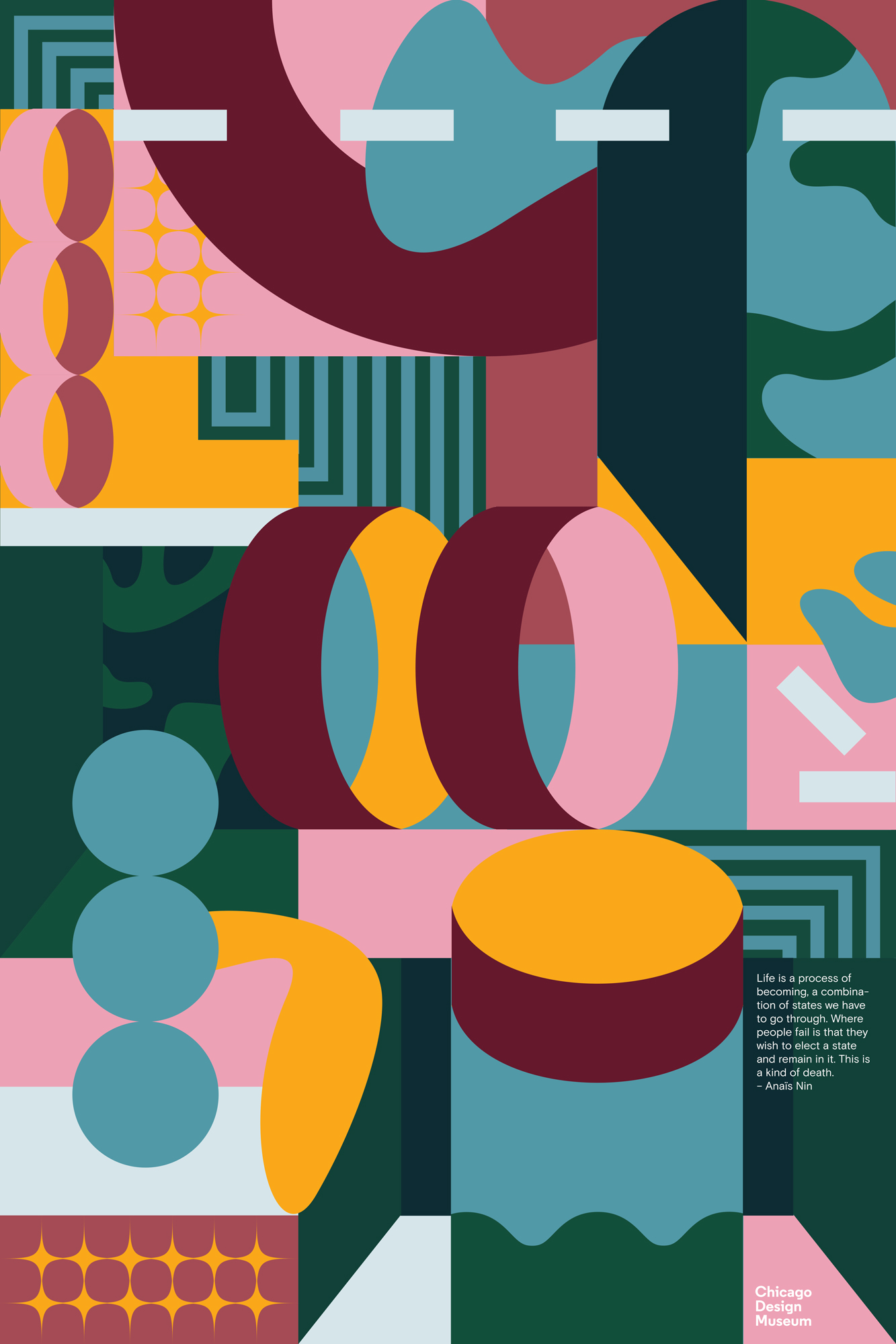 A poster for the Chicago Design Museum.