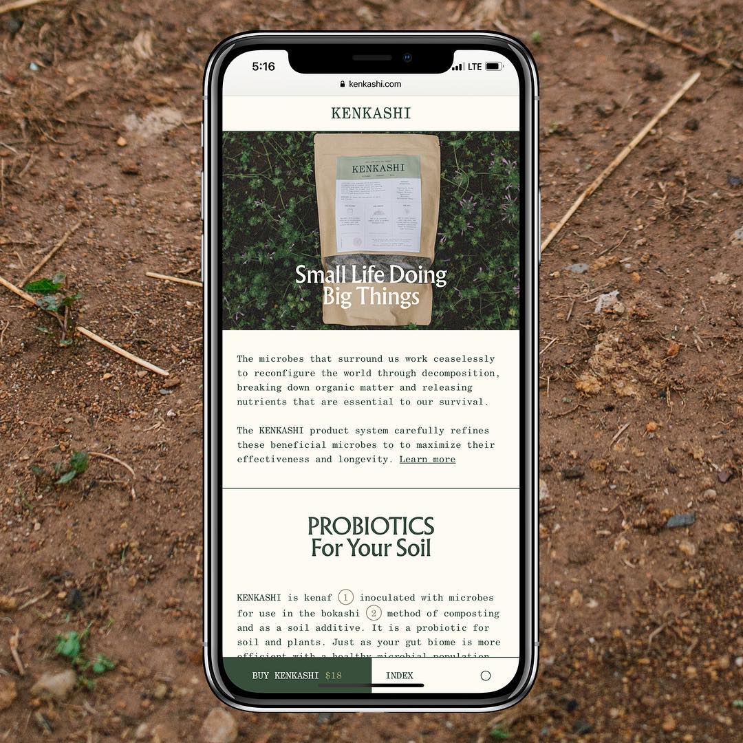 Mobile web design and development for KENKASHI live now at kenkashi.com.