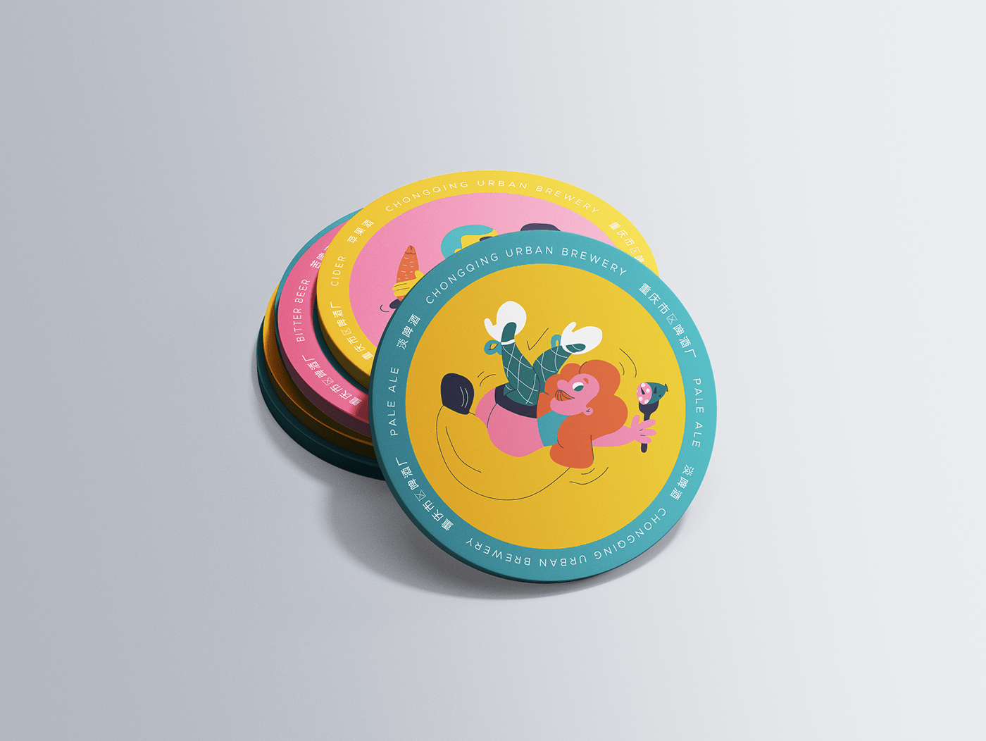 Pride beer illustrations by Diana Didudo