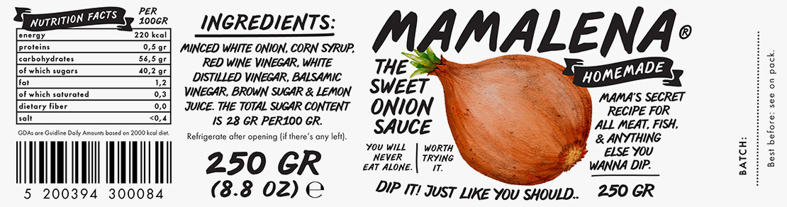 Mamalena Homemade Sauces by BOB Studio