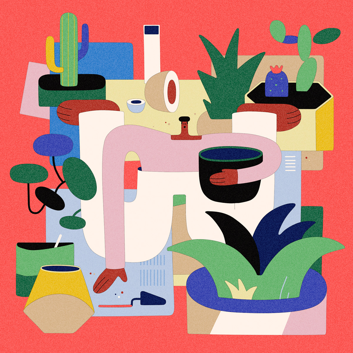 Repotting by Leandro Alzate