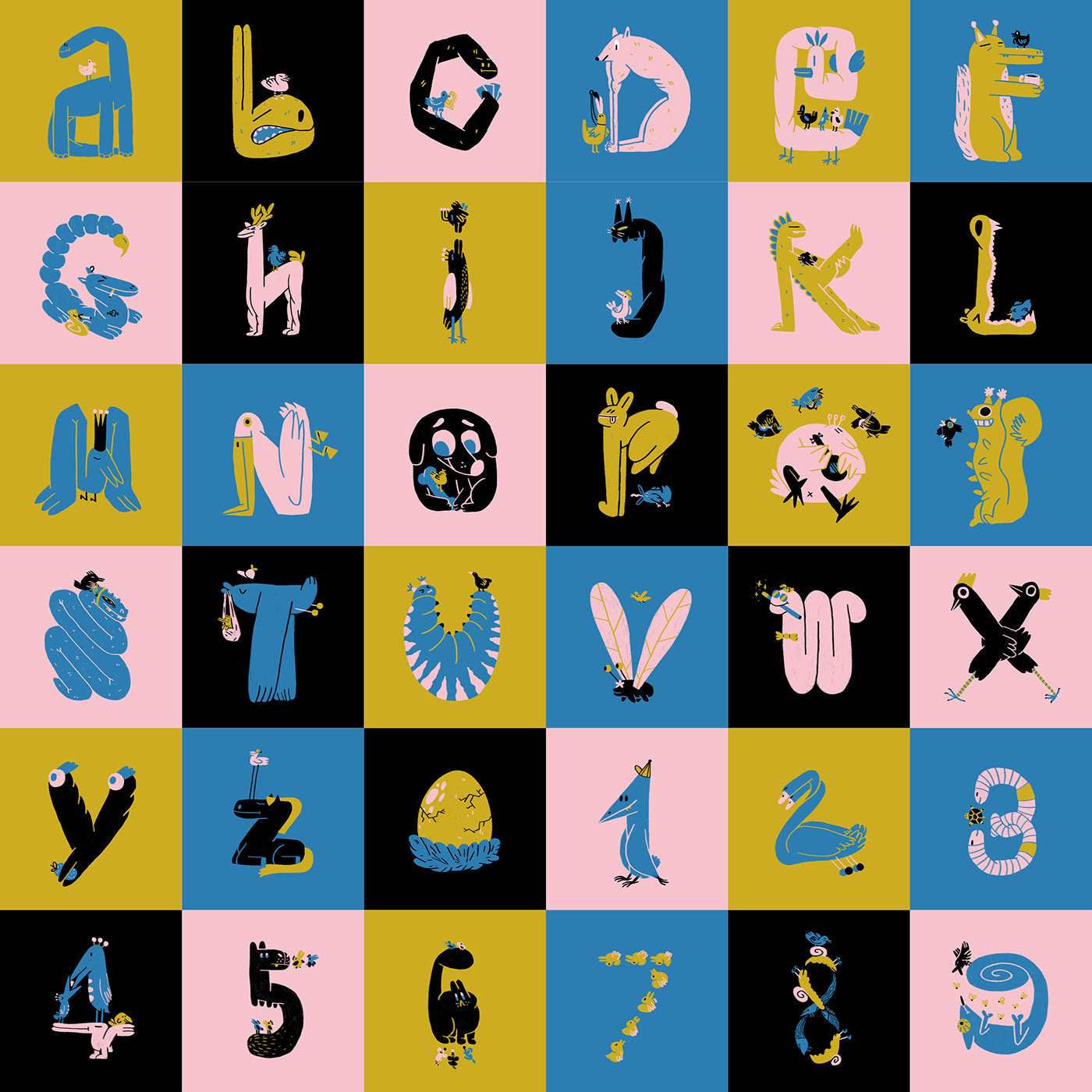 36 Days of Type by Zsófia Bányai