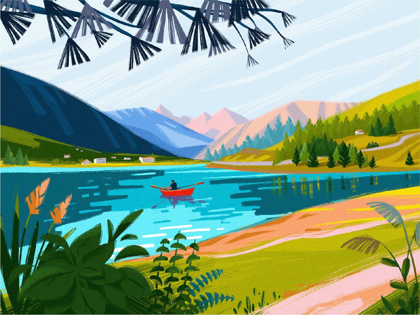 Digital Art: Views and Landscape Illustrations by Tubik Studio