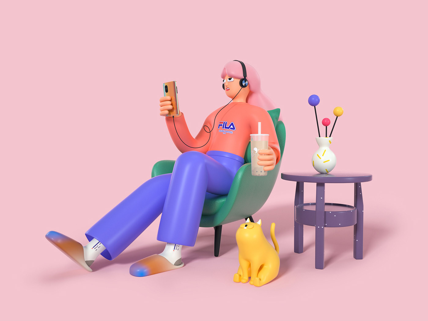 3D Illustration by Titi Lyao
