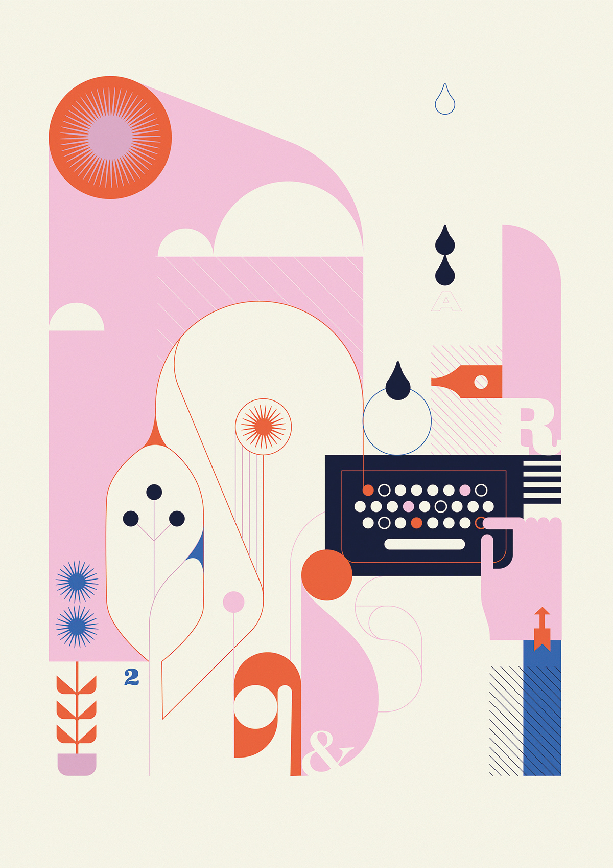 Geometric Illustration by Delfina O'Reilly