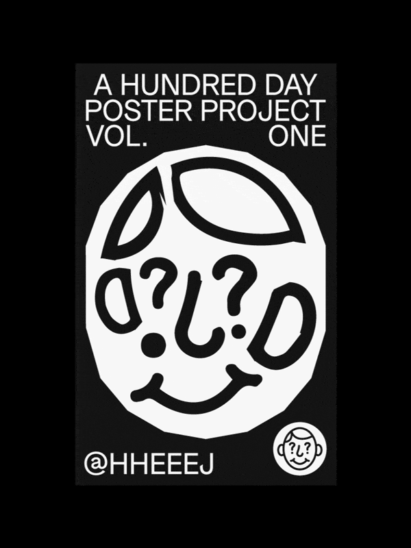 A Hundred Day Poster Project by Heejae Kim