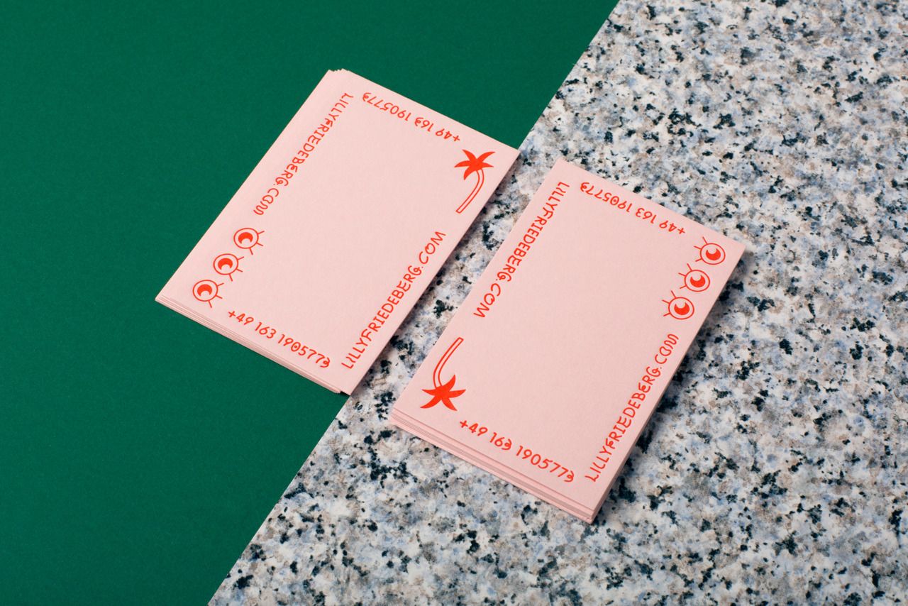 Letterpress card and stationary by Lilly Friedeberg