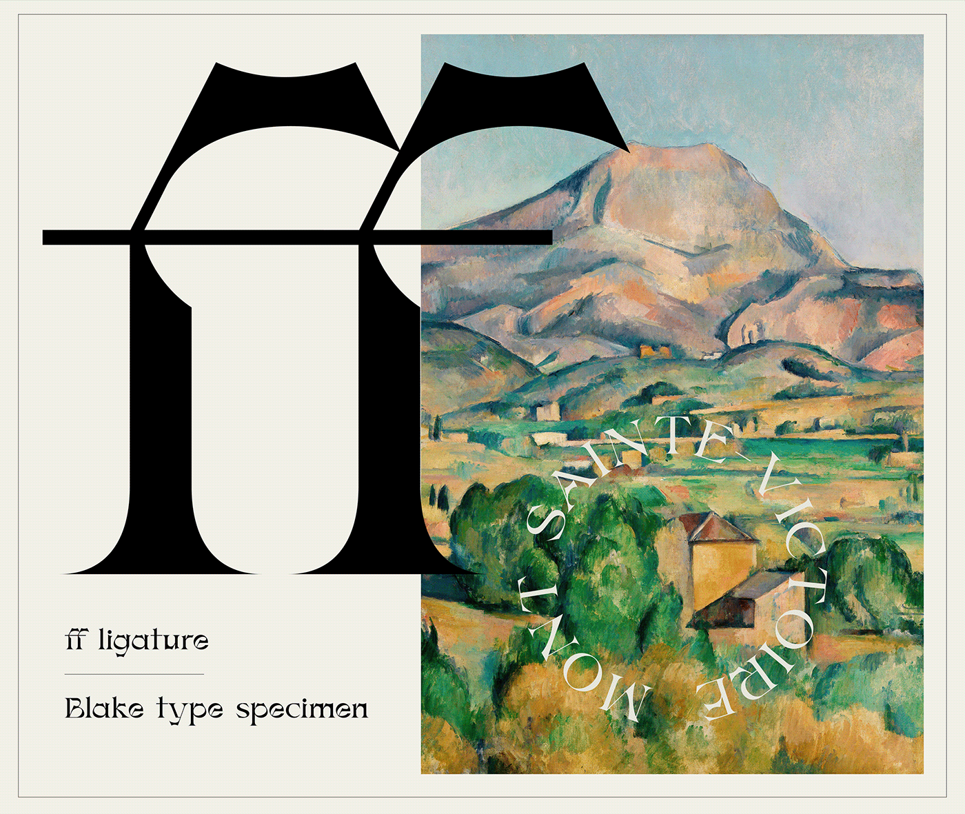 Blake Display Typeface by Barrett Reid-Maroney