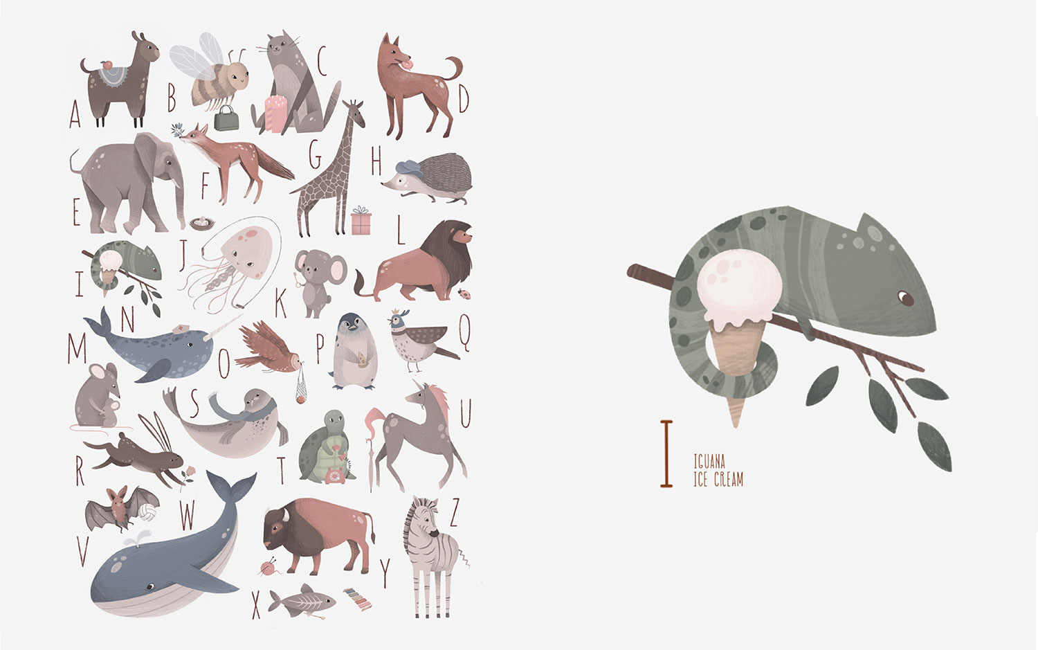 Animal Alphabet by Polina Yankovskaya
