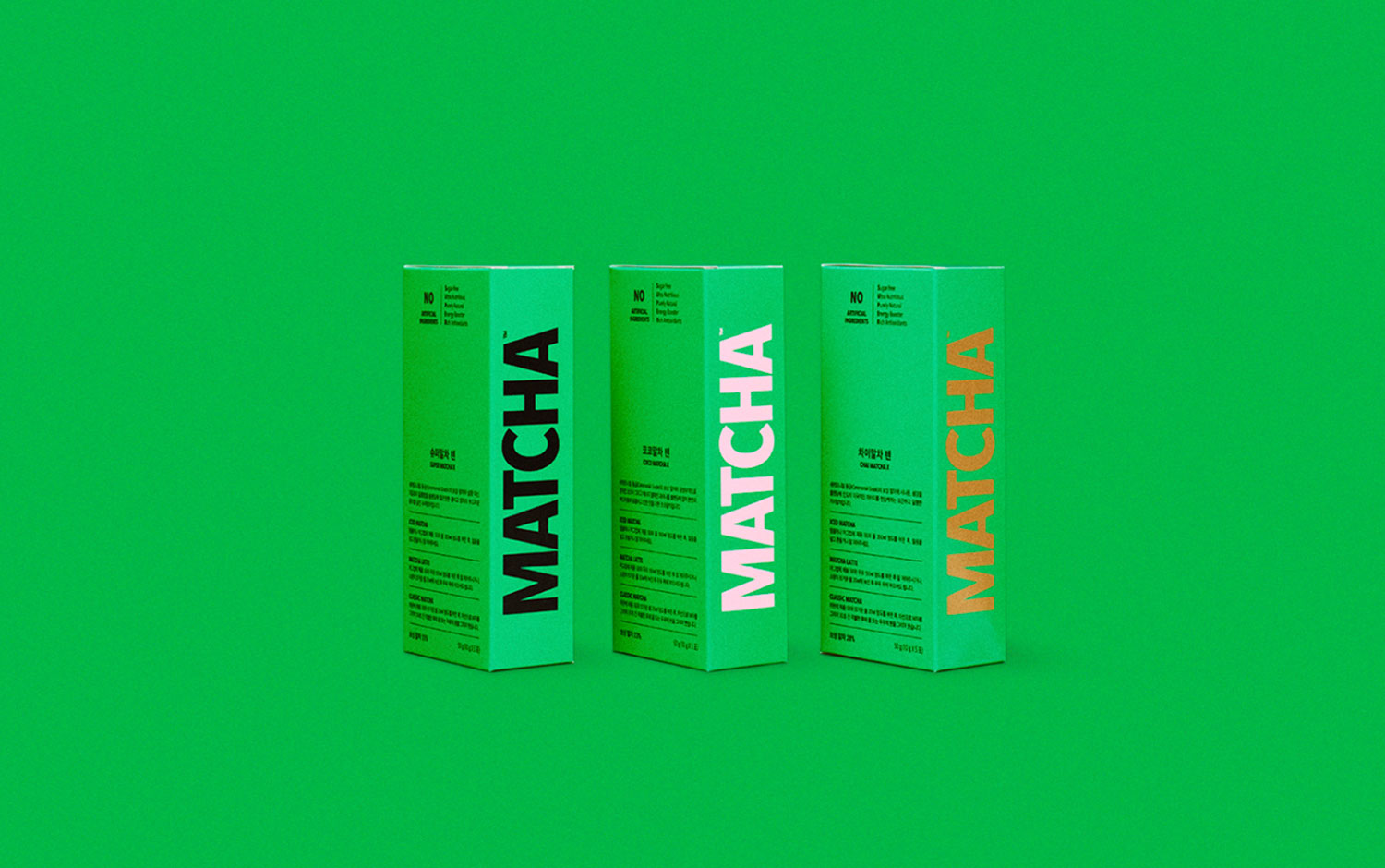 Matcha Tea Packaging by Eunjeong Kimo