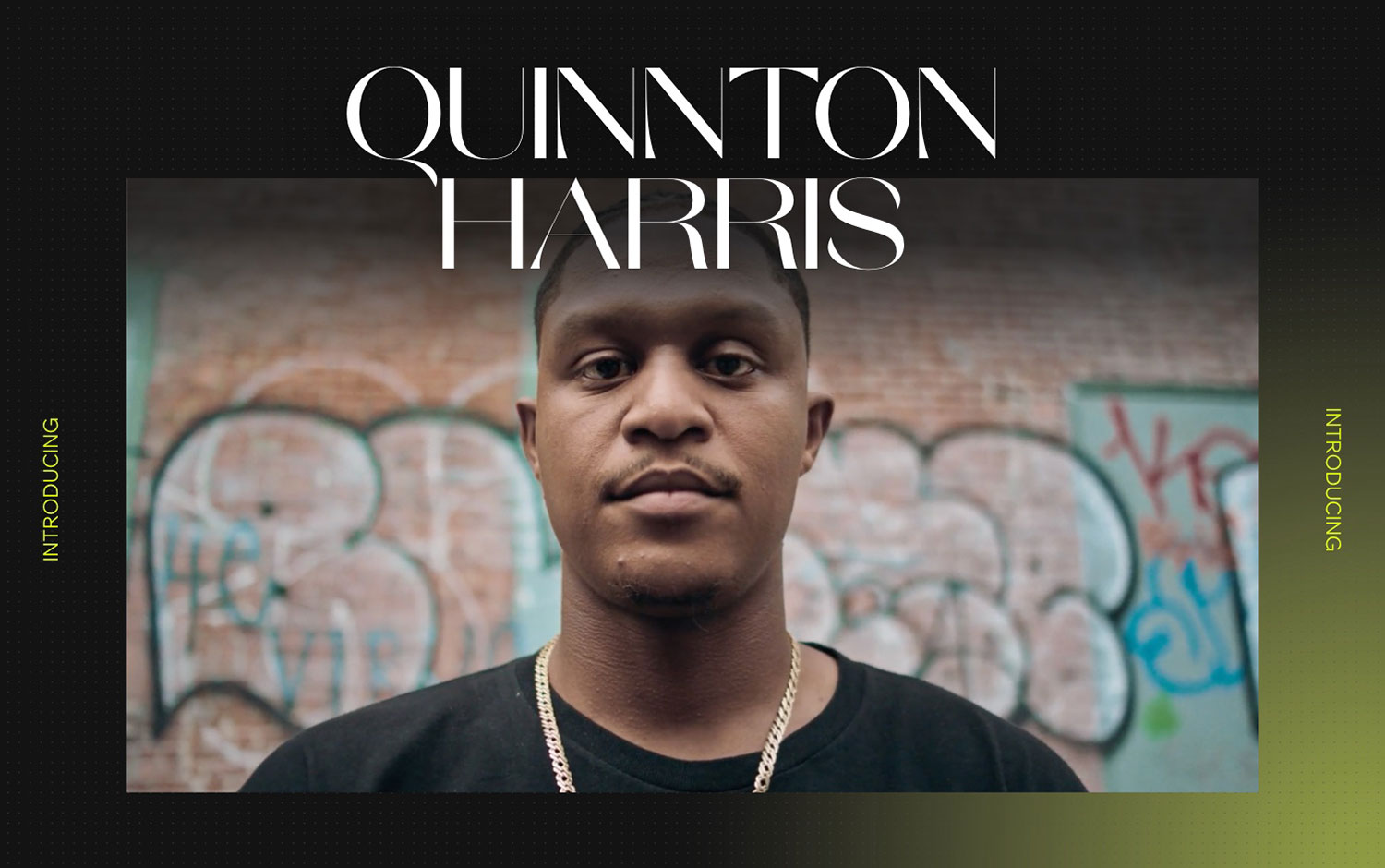Quinnton Harris – Design’s New Wave series.