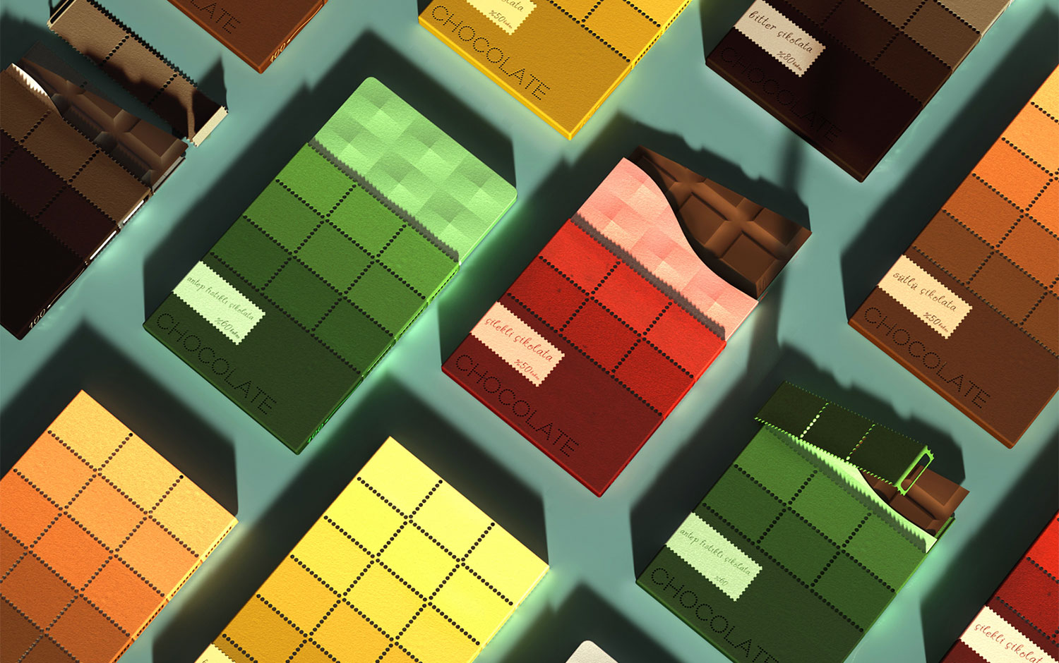 Chocolate packaging by Elif Bulut