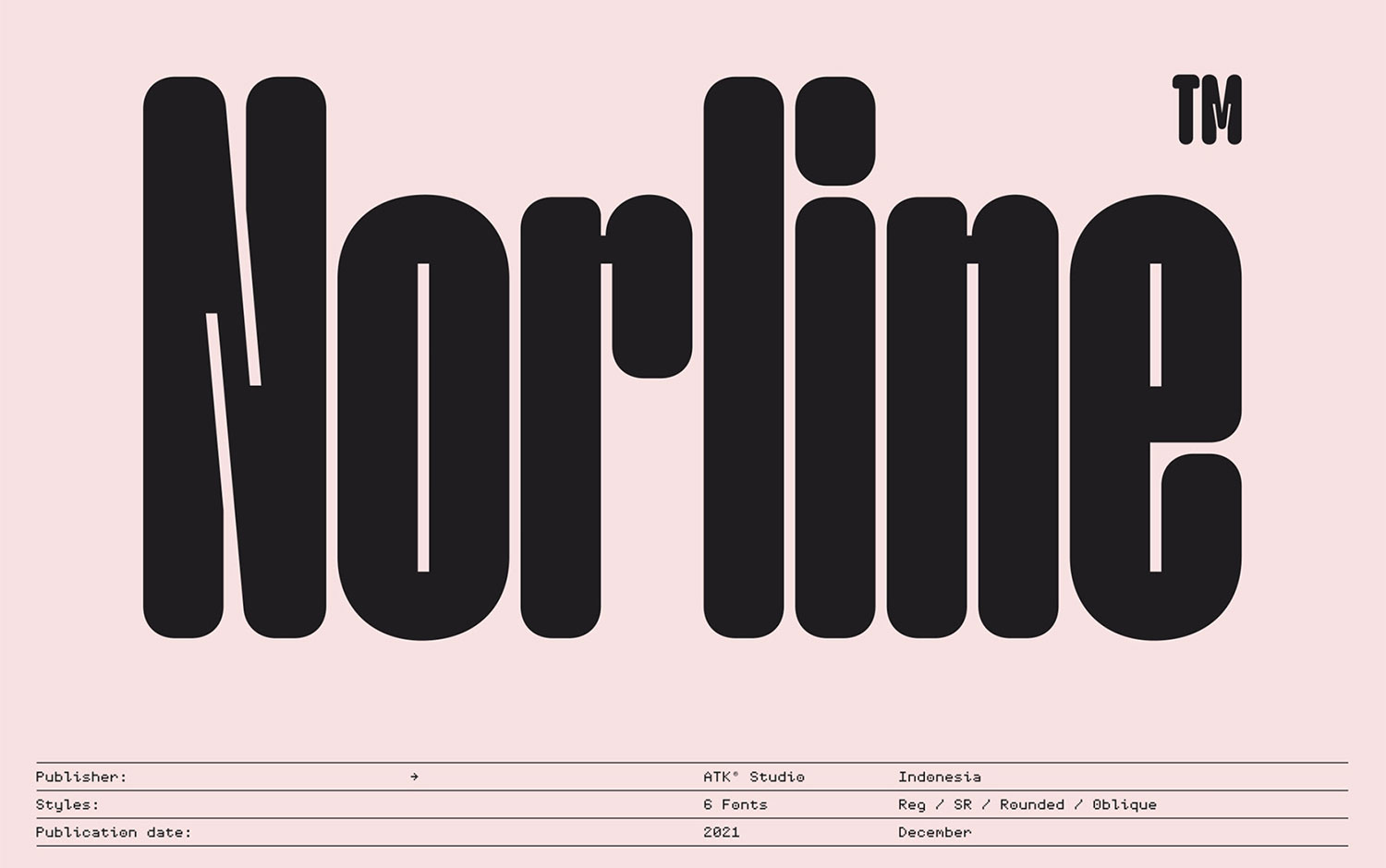 Norline — Font Family by Radinal Riki Mutaqin