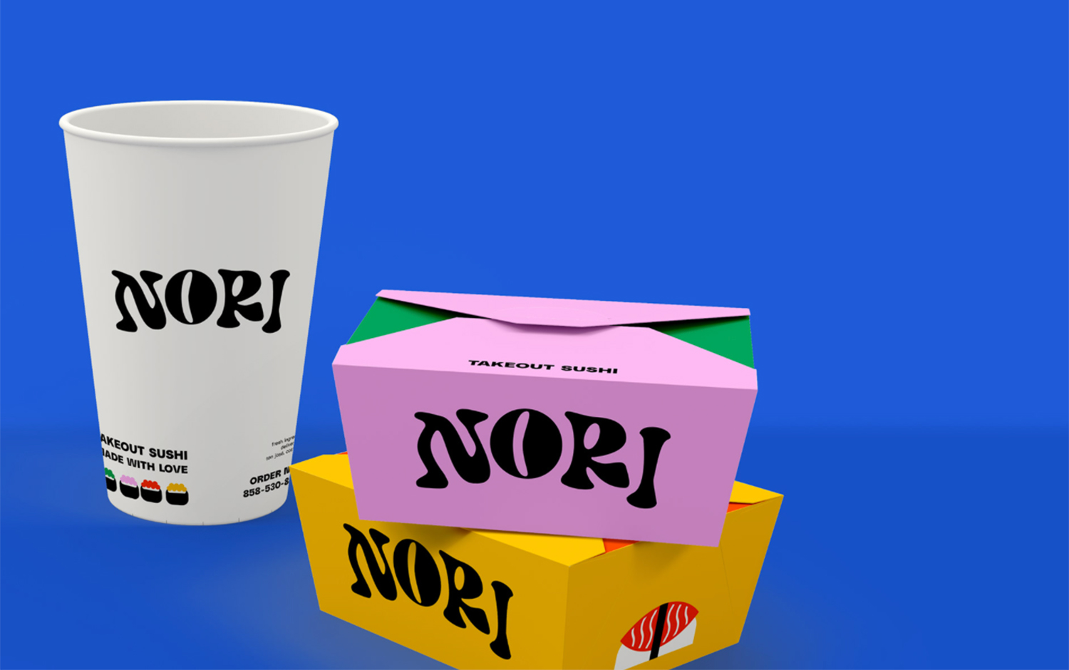 Nori Takeout Sushi | concept by María Luisa Castro