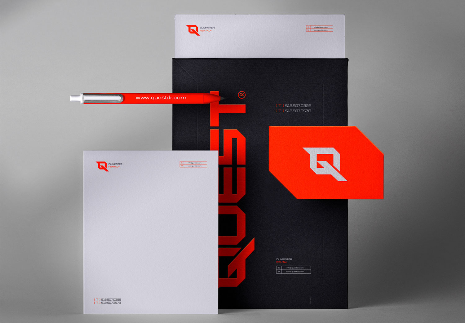 QUEST Dumpster Rental by Markhor Studio