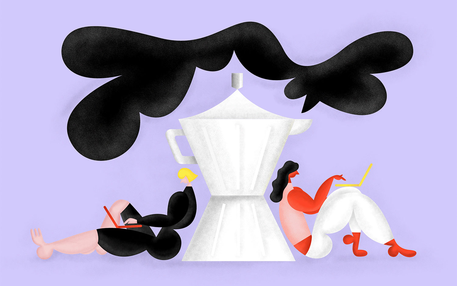 Remote Office Illustrations by YOI Studio