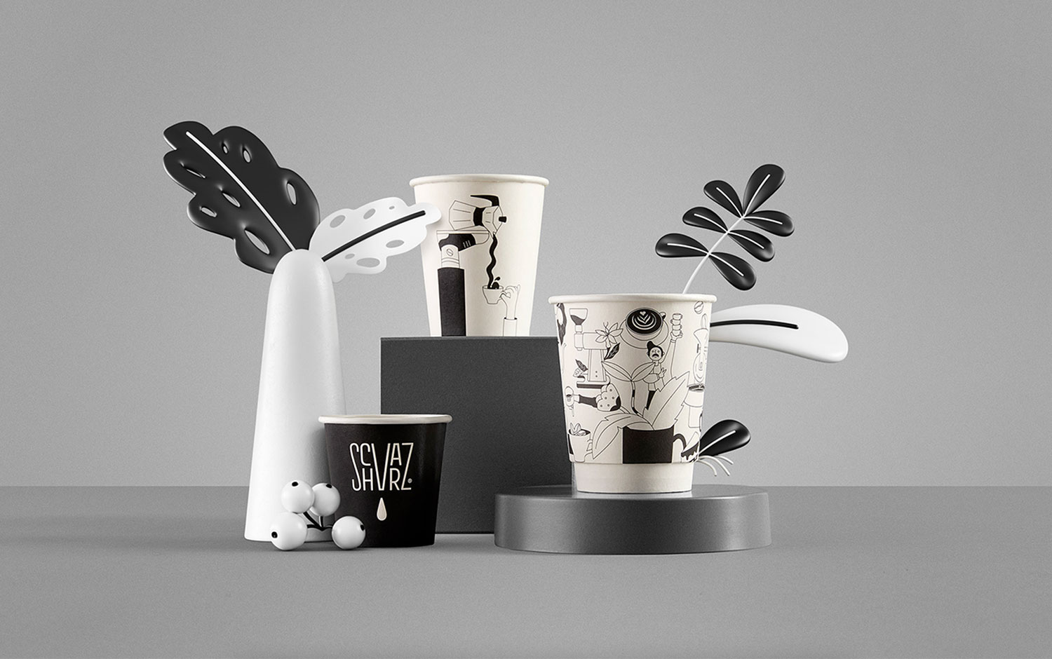 Schvarz Coffee by Design Studio B.O.B. & YIPPIEHEY Studio