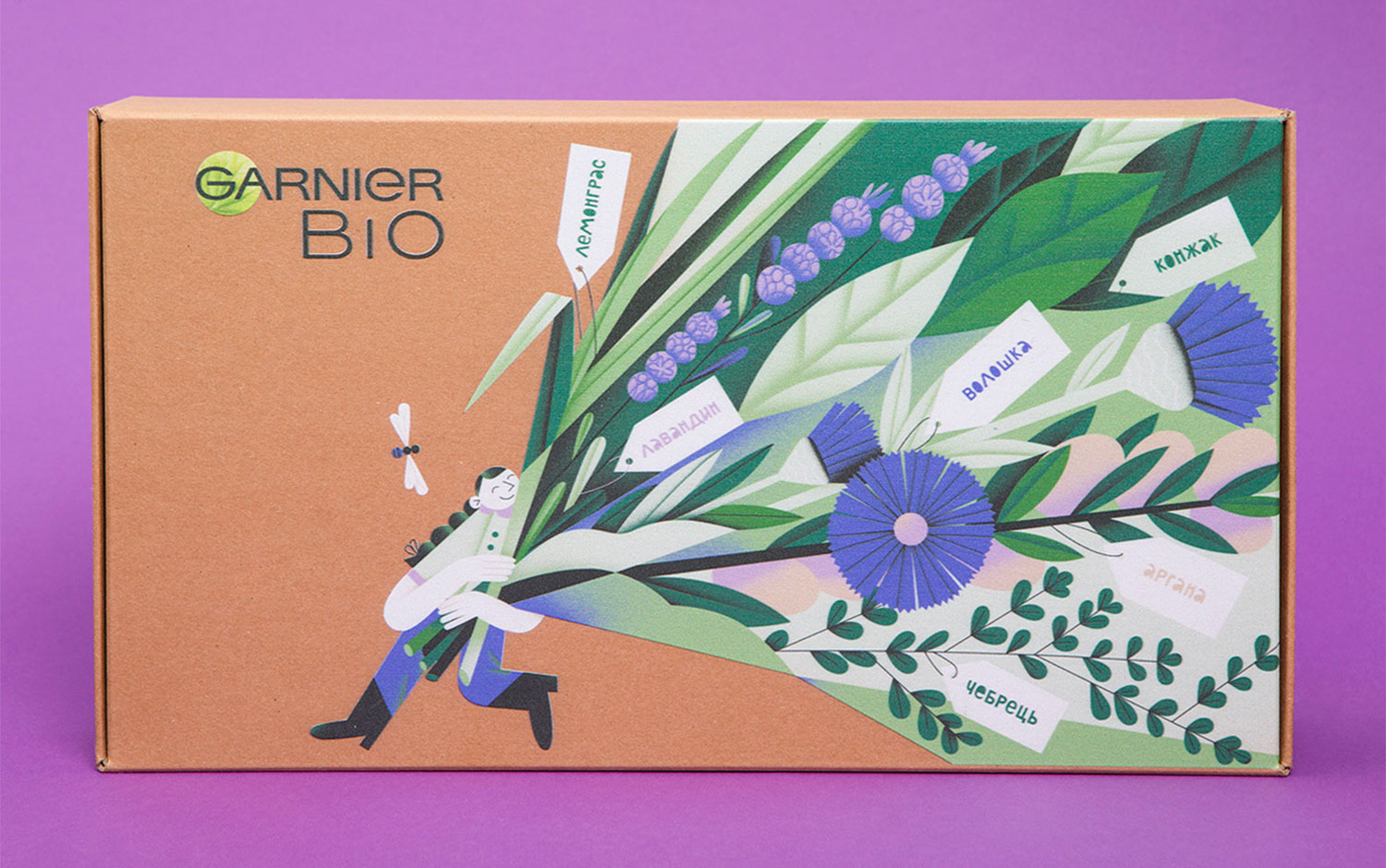 Packaging for Garnier Bio by Tania Yakunova