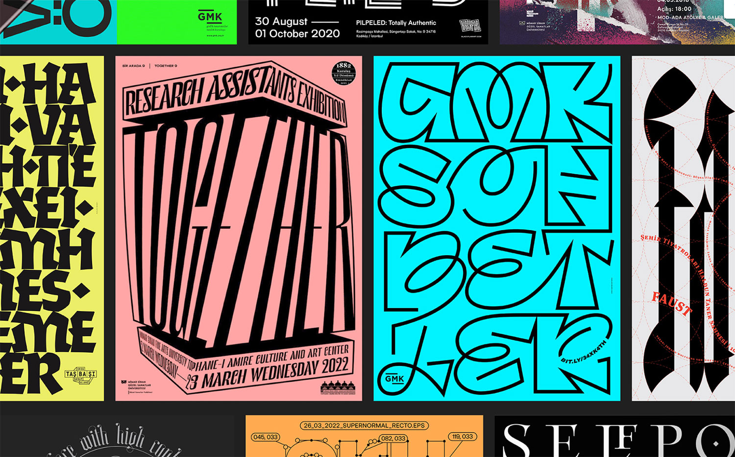 Selected Posters 2018—2022 by Ruslan Abasov