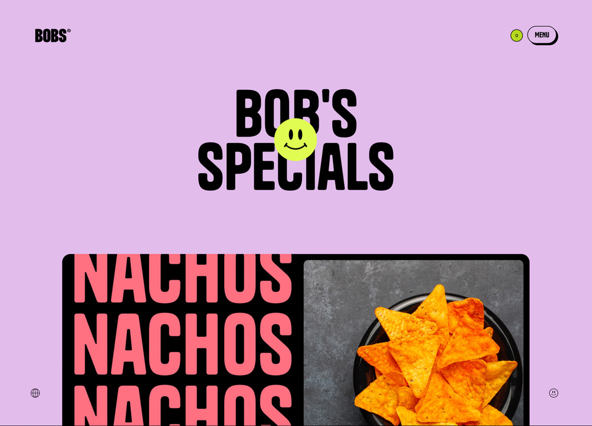 ...the colorful, interactive template that will make your customers' mouths water.