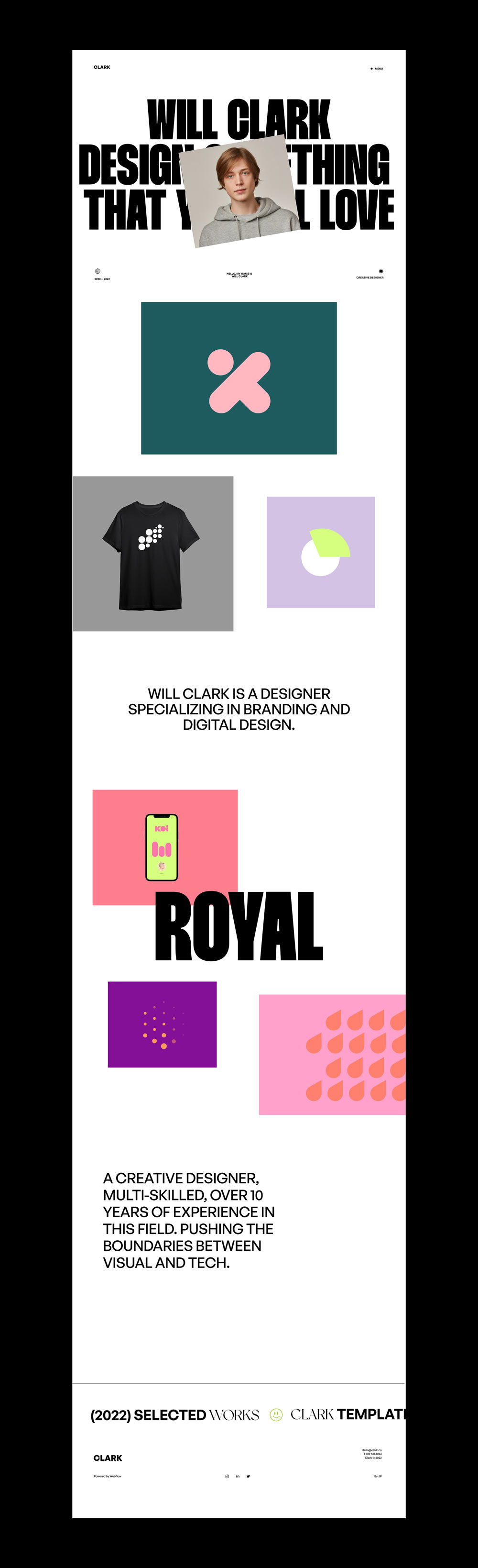 Clark in its full length &amp; beauty